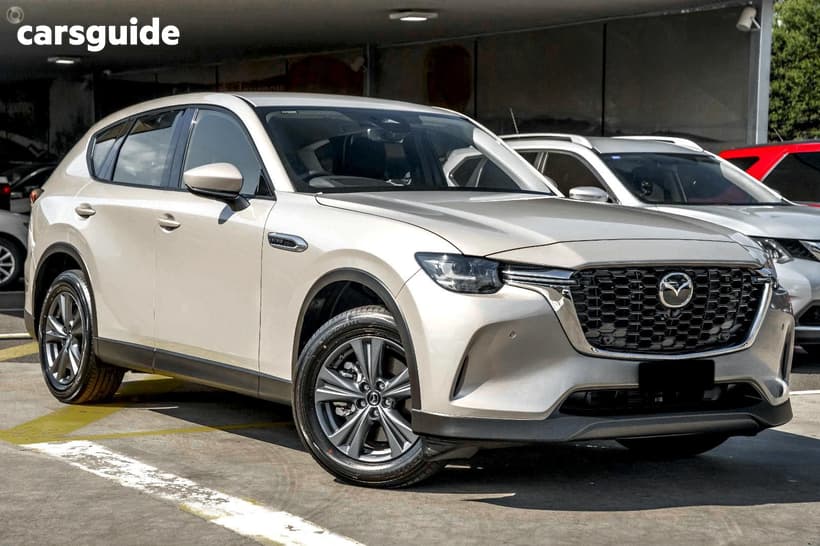 Beige 2025 Mazda CX-60 Wagon G40E Pure Hybrid