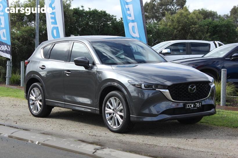 Grey 2022 Mazda CX-5 Wagon Akera Turbo (Awd)