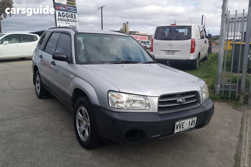 Silver 2002 Subaru Forester Wagon X