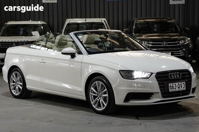 White 2014 Audi A3 Convertible 1.4 TFSI ATTRACTION COD 8V MY15