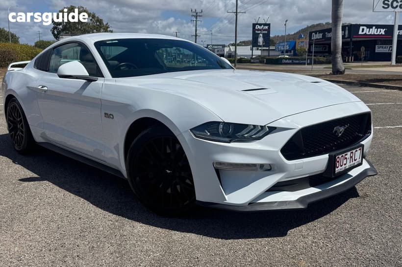 White 2018 Ford Mustang Coupe Fastback Gt 5.0 V8