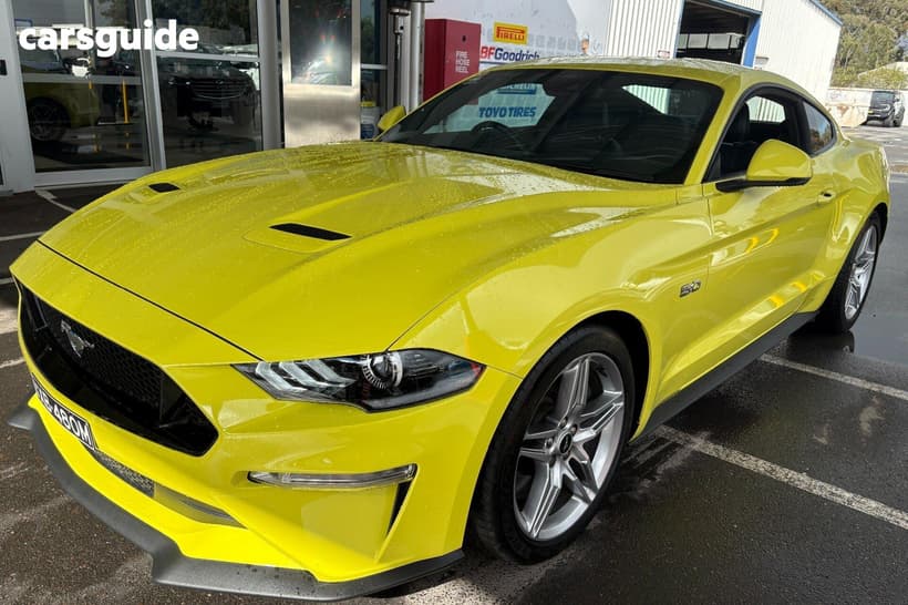 Yellow 2021 Ford Mustang Fastback Gt 5.0 V8