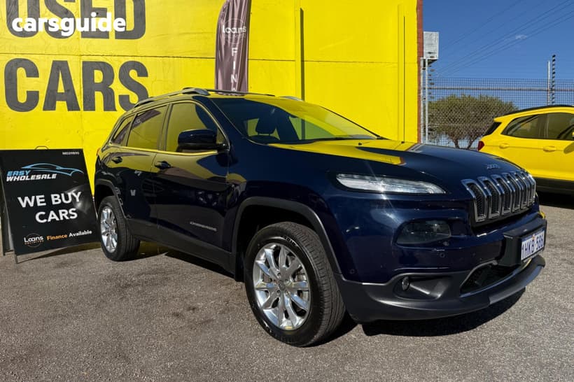 Blue 2015 Jeep Cherokee Wagon Limited (4X4)