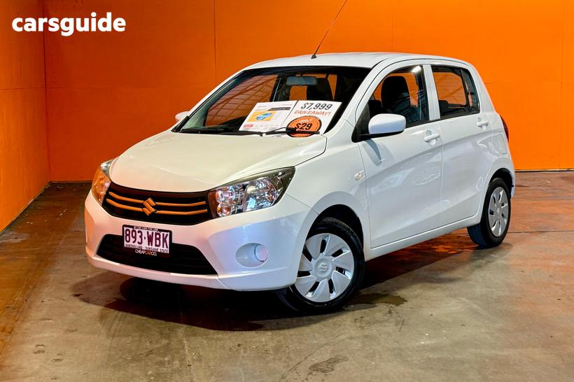 White 2015 Suzuki Celerio Hatchback