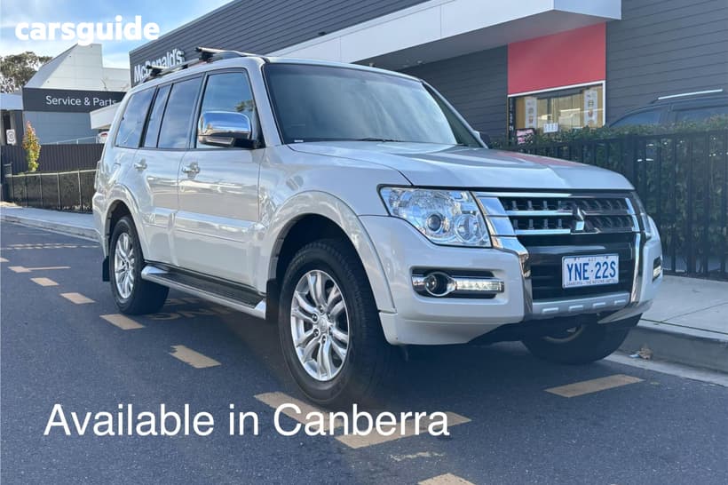White 2019 Mitsubishi Pajero Wagon Glx Lwb (4X4) 7 Seat