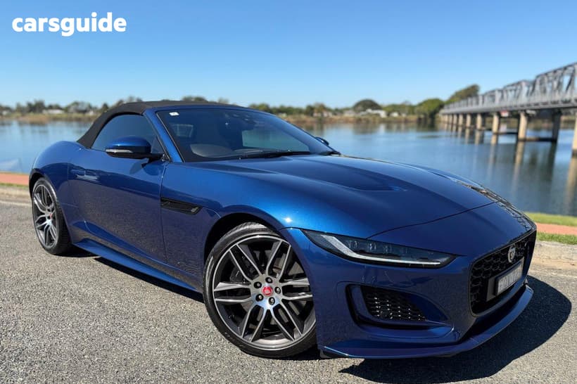 Blue 2022 Jaguar F-Type Convertible P450 R-Dynamic Rwd (331Kw)