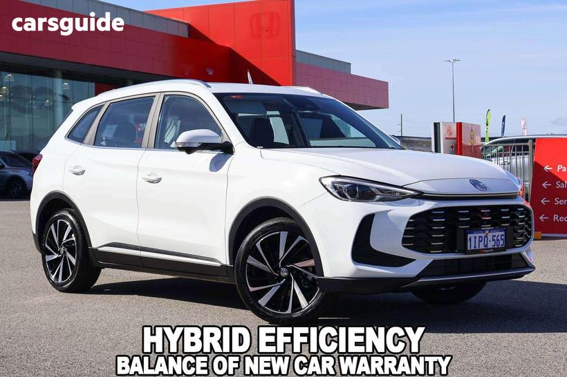 White 2025 MG ZS Wagon Essence Hybrid+
