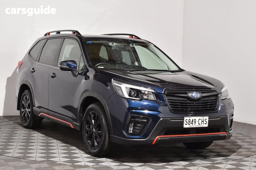Blue 2020 Subaru Forester Wagon 2.5I Sport (Awd)
