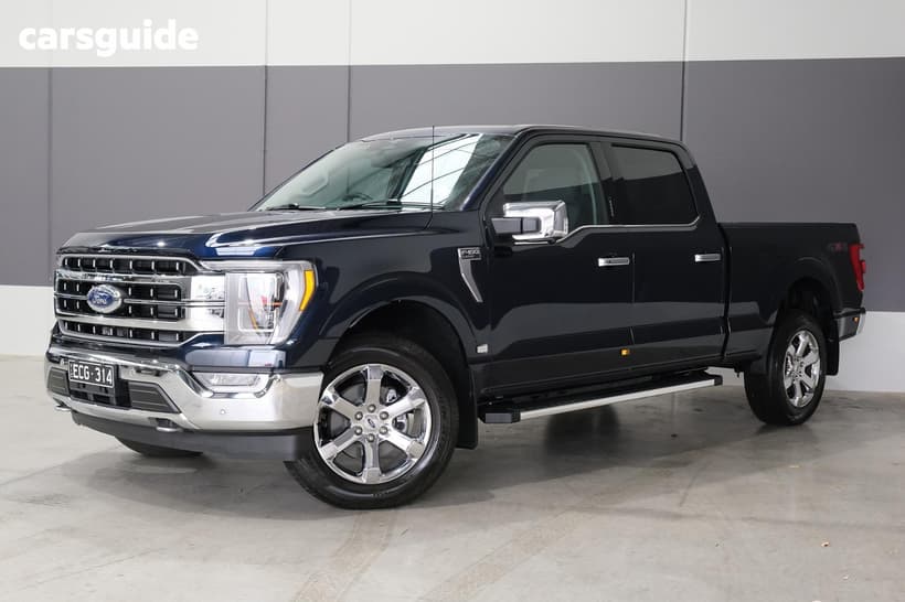 Blue 2023 Ford F150 Double Cab Pick Up Lariat Lwb (4Wd)