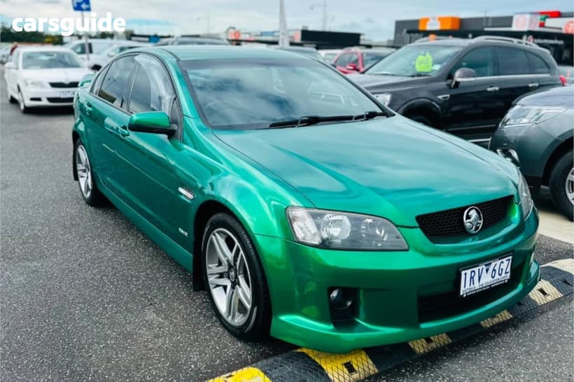Green 2010 Holden Commodore Sportswagon Sv6