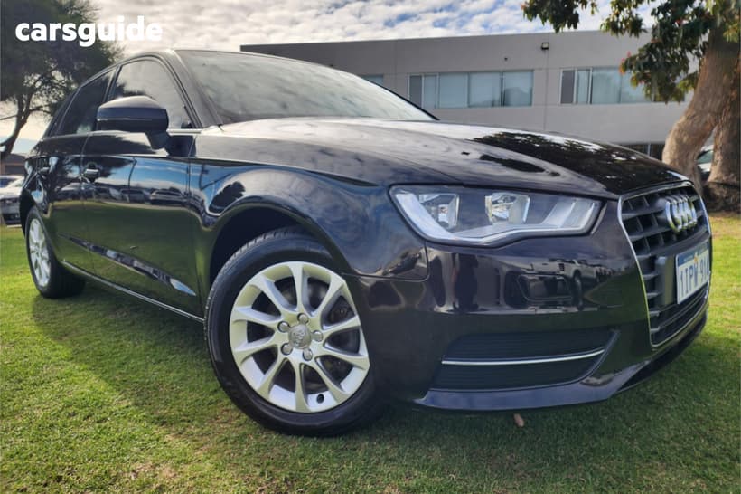 Black 2015 Audi A3 Hatchback Sportback 1.4 Tfsi Attraction