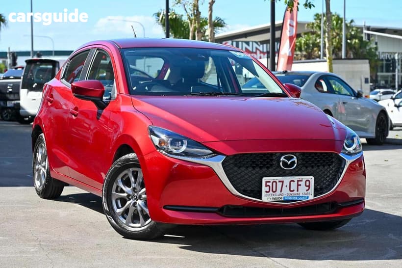 Red 2021 Mazda 2 Hatchback G15 Pure