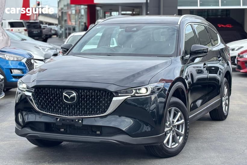 Black 2023 Mazda CX-8 Wagon G25 Sport (Fwd)