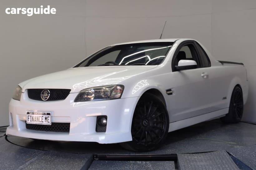 White 2009 Holden Commodore Utility Ss-V
