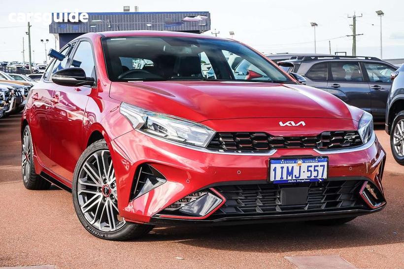Red 2024 Kia Cerato Hatchback Gt