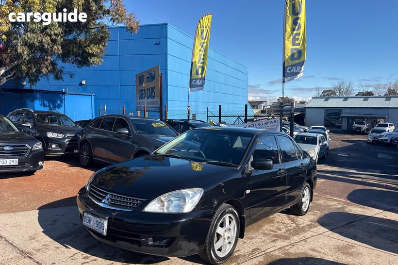 Black 2007 Mitsubishi Lancer Sedan Es