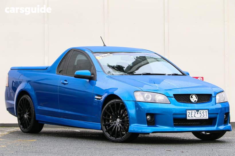 Blue 2009 Holden Commodore Utility Ss-V