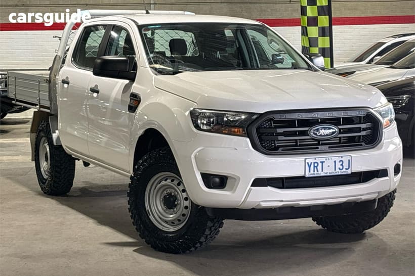 White 2020 Ford Ranger Double Cab Chassis Xl 2.2 (4X4)