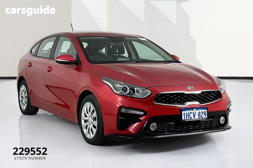 Red 2020 Kia Cerato Hatchback S
