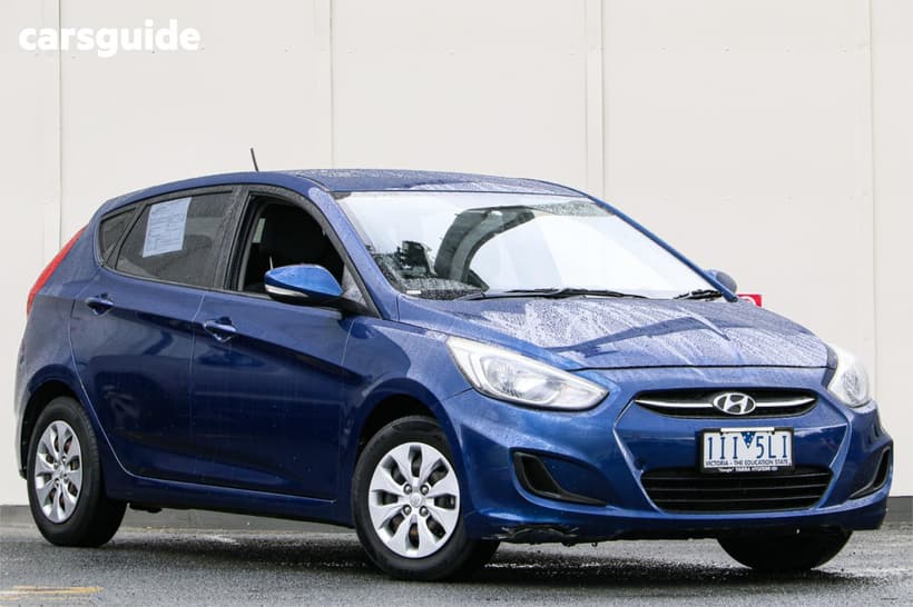 Blue 2016 Hyundai Accent Hatchback Active