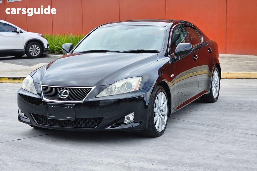 Black 2007 Lexus IS Sedan GSE21