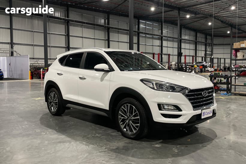 White 2019 Hyundai Tucson SUV