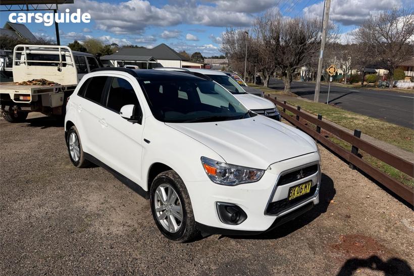 White 2013 Mitsubishi ASX Wagon Aspire (4Wd)