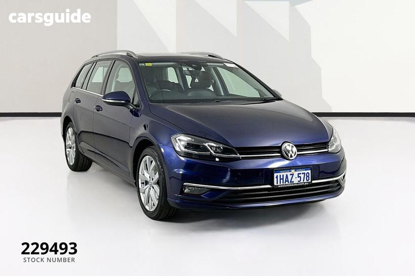 Blue 2020 Volkswagen Golf Wagon 110 Tsi Highline
