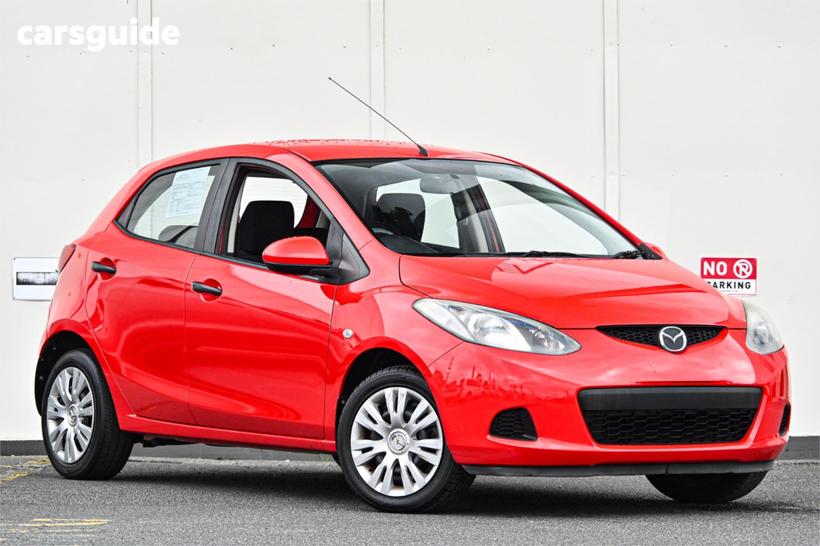 Red 2009 Mazda 2 Hatchback Neo