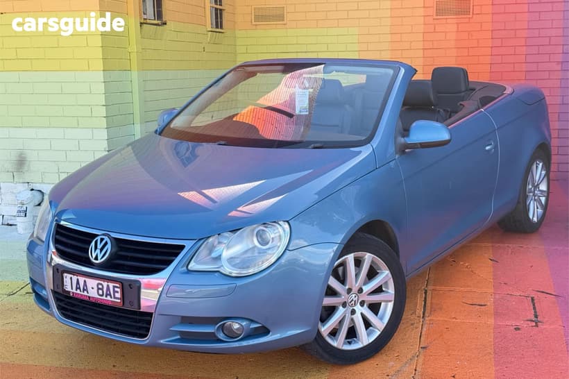 Blue 2007 Volkswagen EOS Convertible 2.0T Fsi