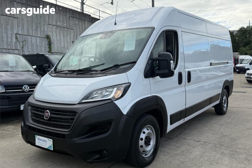 White 2021 Fiat Ducato Van Lwb/Mid
