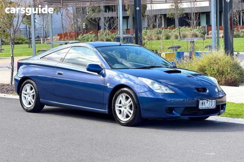 Blue 2002 Toyota Celica Liftback Sx