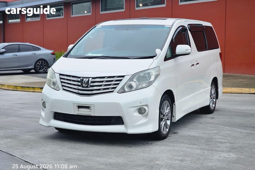White 2011 Toyota Alphard OtherCar ANH20