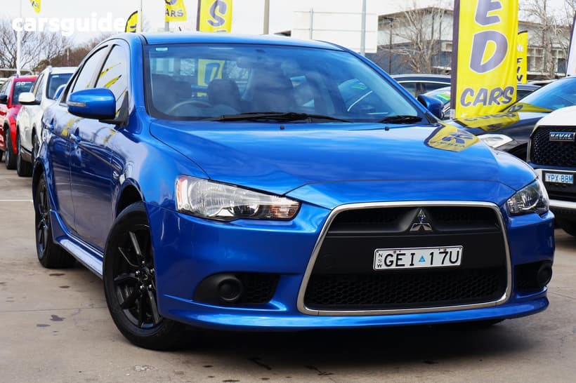 Blue 2015 Mitsubishi Lancer Sedan Es Sport