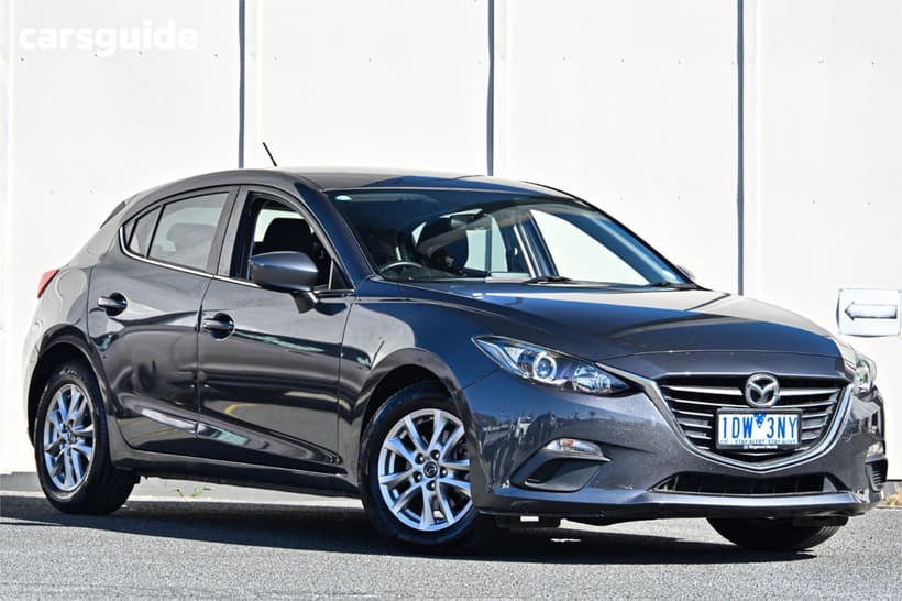 Grey 2014 Mazda 3 Hatchback Maxx