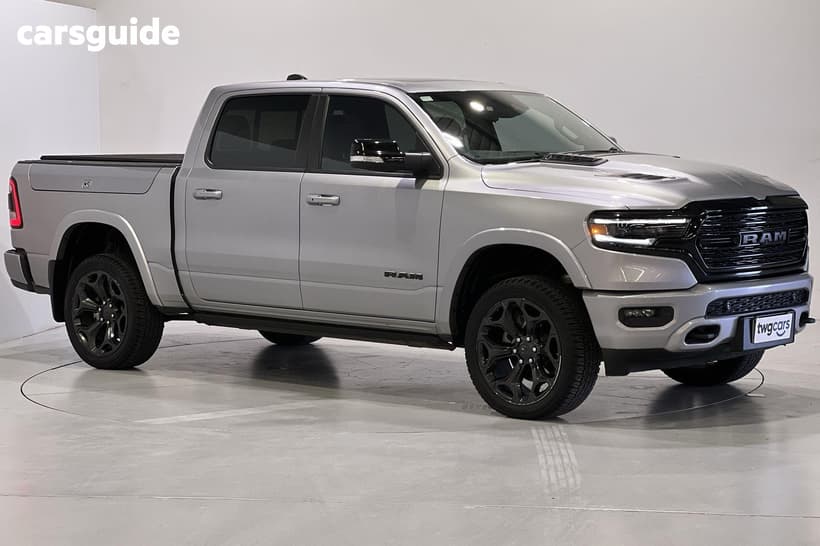 Silver 2022 RAM 1500 Crew Cab Utility Limited Rambox (Hybrid)