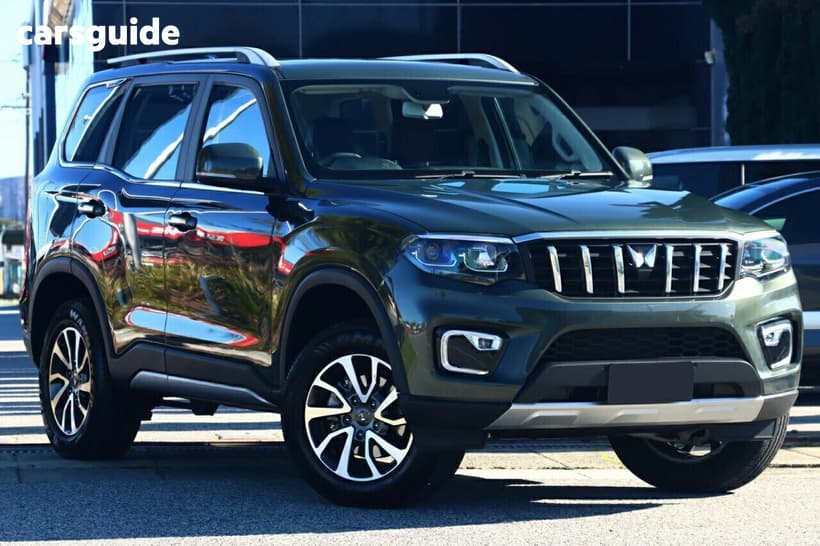 Green 2026 Mahindra Scorpio Wagon Z8L+