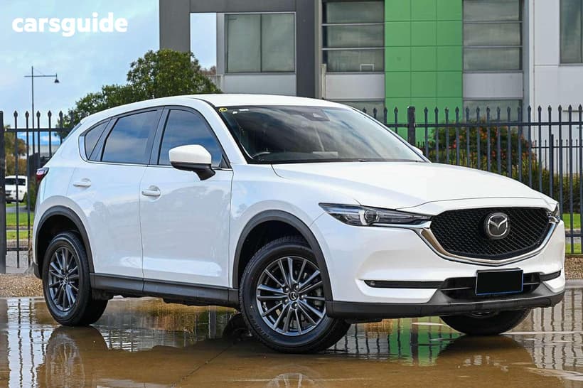White 2021 Mazda CX-5 Wagon Maxx Sport (Fwd)