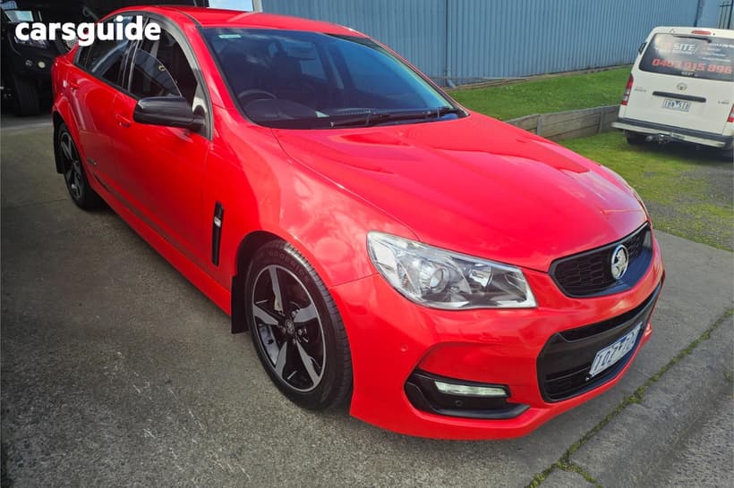 Red 2016 Holden Commodore Sportswagon Sv6 Black Pack