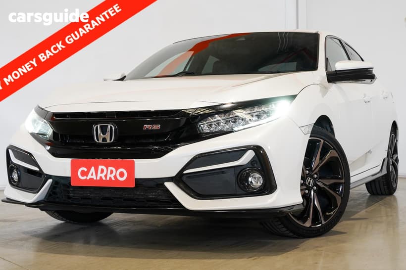 White 2019 Honda Civic Hatchback Rs