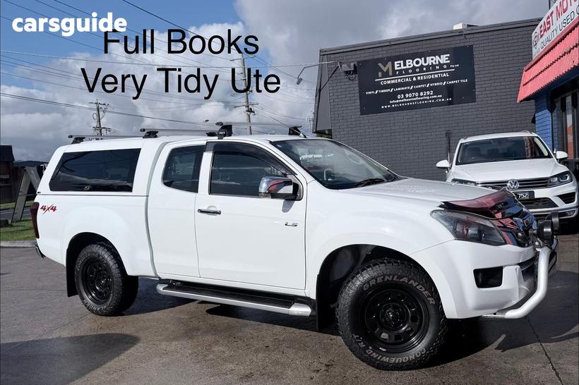 White 2016 Isuzu D-MAX Space Cab Utility Ls-U Hi-Ride (4X4)