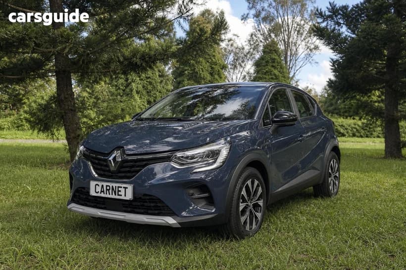 Blue 2022 Renault Captur Wagon Intens