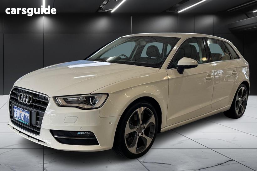 White 2013 Audi A3 Hatchback Sportback 1.8 Tfsi Ambition