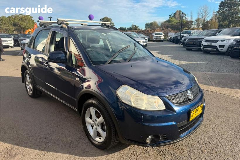 Blue 2008 Suzuki SX4 Hatchback 4X4