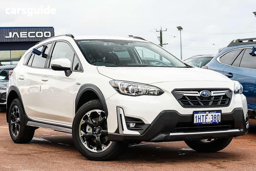 White 2022 Subaru XV Wagon Hybrid L Awd