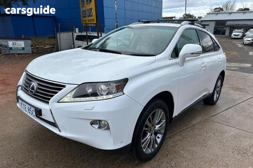 White 2012 Lexus RX450H Wagon Sports