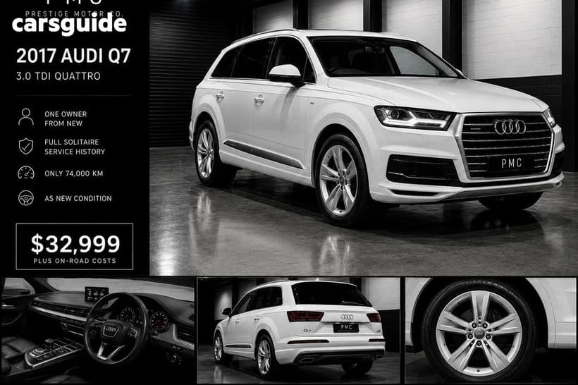 White 2018 Audi Q7 Wagon 3.0 Tdi Quattro