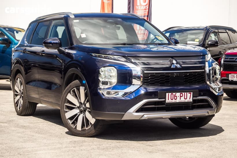 Blue 2025 Mitsubishi Outlander Wagon Aspire 7 Seat (2Wd)