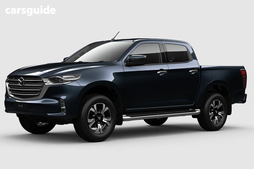 Black 2022 Mazda BT-50 Dual Cab Pick-up Xtr (4X4)