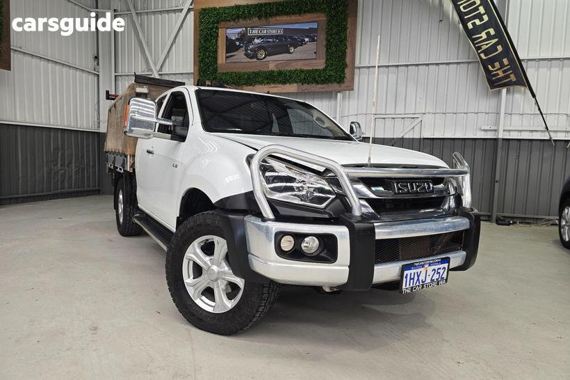 White 2018 Isuzu D-MAX Space Cab Utility Ls-U Hi-Ride (4X4)